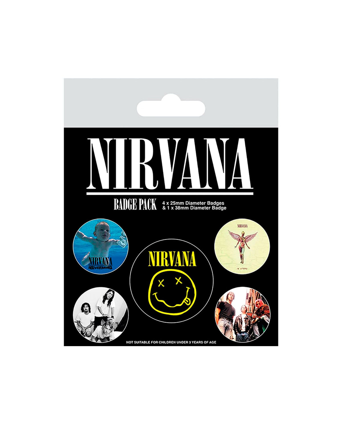 Nirvana - Pack de chapas "Iconic" - D2fy · Rocktud - Rocktud