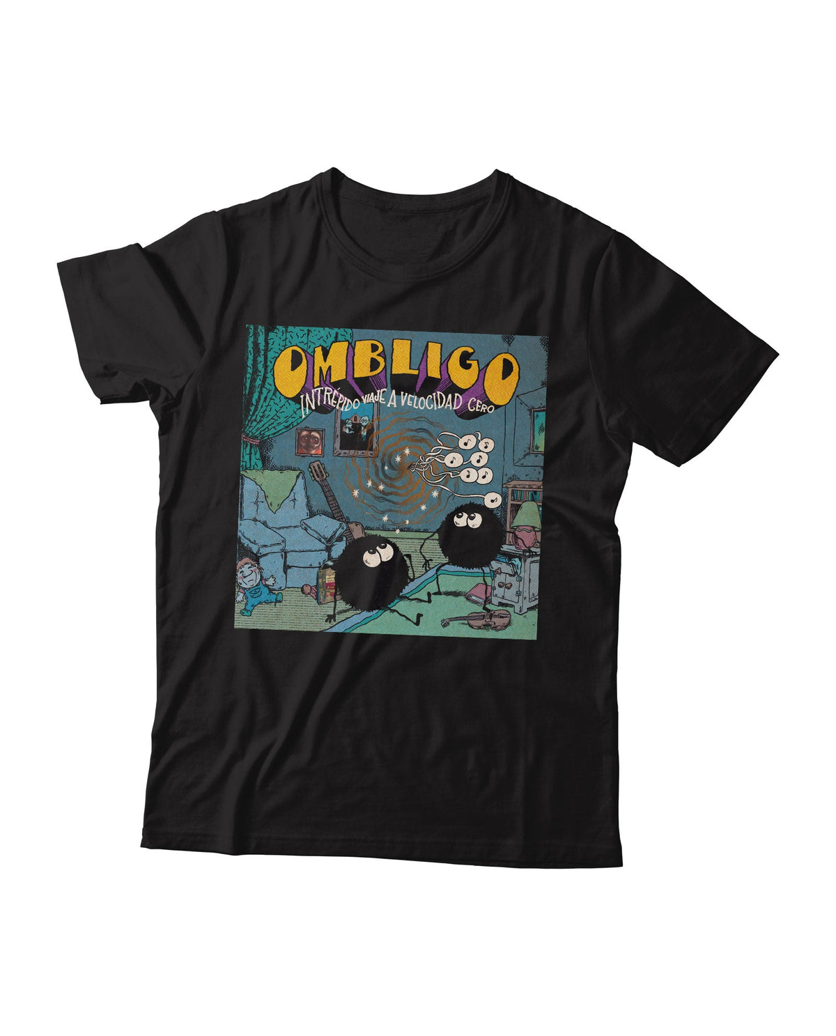 OMBLIGO - Camiseta "Intrépido Viaje a Velocidad Cero" - D2fy · Rocktud - Metales Preciosos