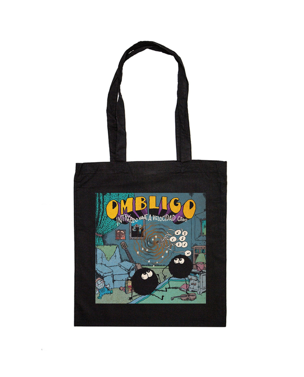 OMBLIGO - Tote Bag "Intrépido Viaje a Velocidad Cero" - D2fy · Rocktud - Metales Preciosos