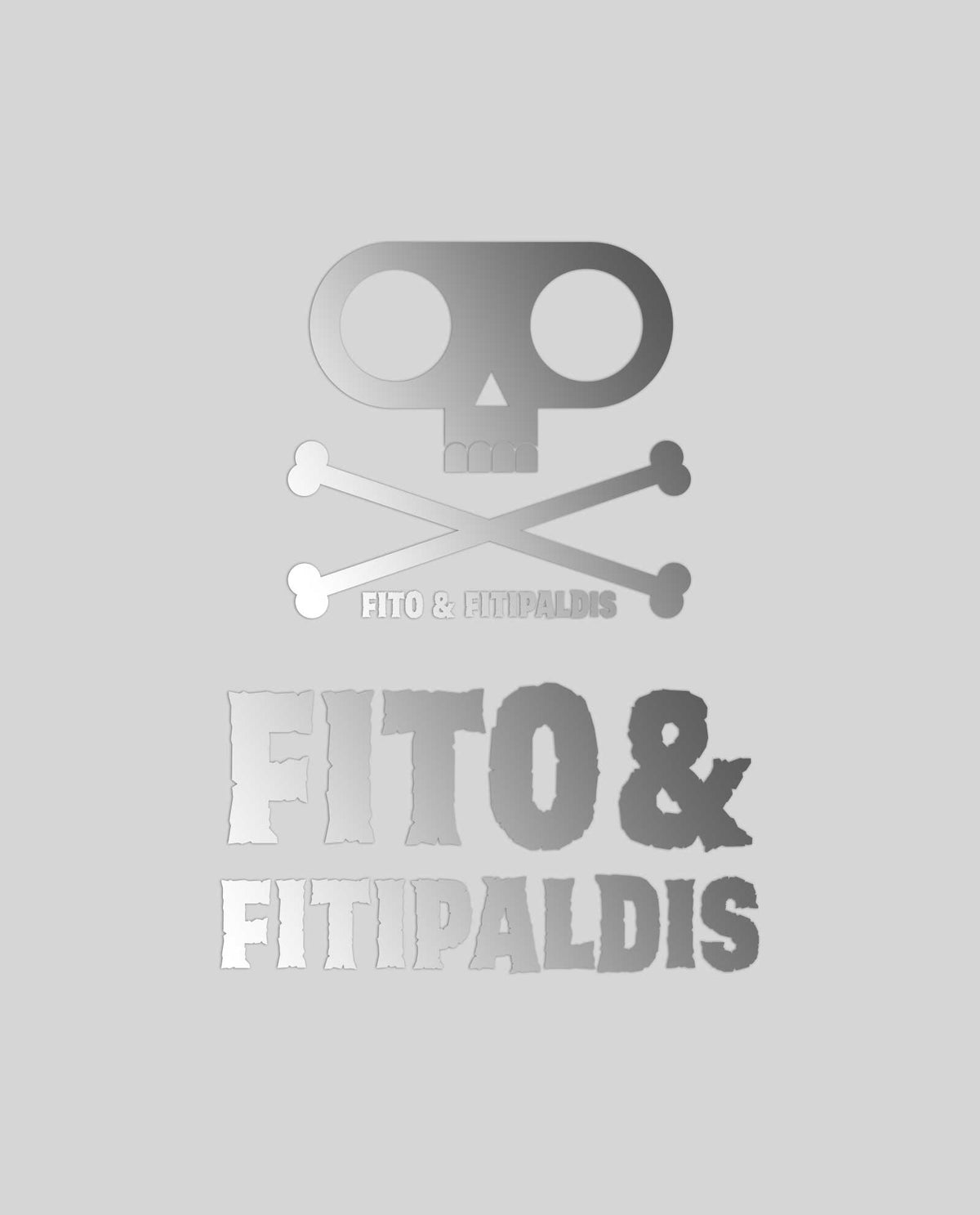 Pack de pegatinas metalizadas Fito & Fitipaldis - Rocktud - Fito y Fitipaldis