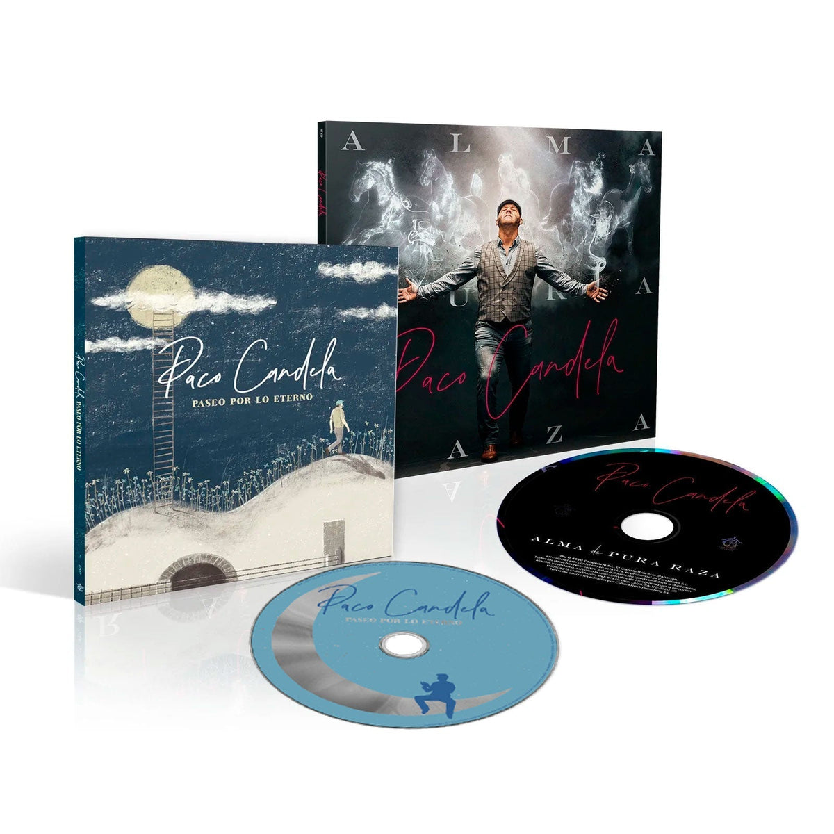Pack Paco Candela - CD Digifile Deluxe “Paseo Por Lo Eterno” + CD "Alma de Pura Raza" - Rocktud - Paco Candela