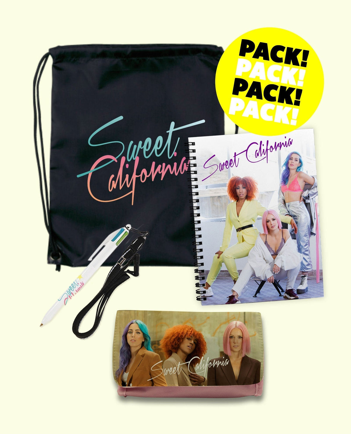 Pack Sweet California Vuelta al Cole "Sweet" - Rocktud - SWEET CALIFORNIA
