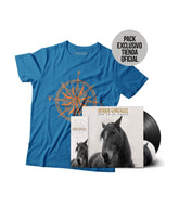 PACK VINILO 12" + CD SUR EN EL VALLE + CAMISETA + MARCAPÁGINAS EXCLUSIVO DE REGALO - Quique González - Rocktud - Quique González