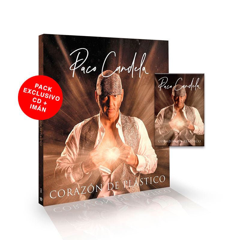 Paco Candela - Pack CD Digifile Deluxe “Corazón de Plástico” + Imán Oficial - D2fy · Rocktud - Paco Candela