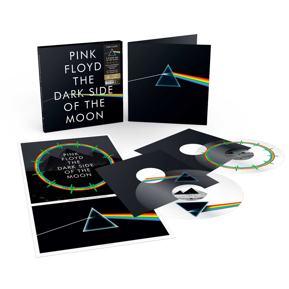 Pink Floyd - 2LP Vinilo Transparente The Dark Side of the Moon Edici