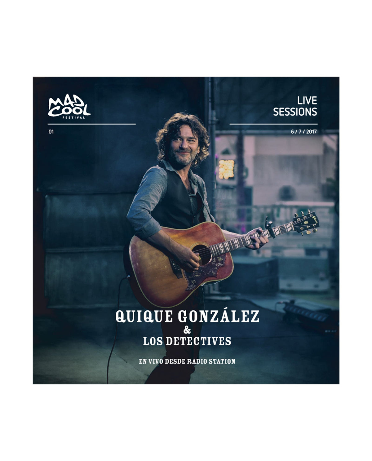 Quique González - 2LP Vinilo + DVD "En vivo desde Radio Station" - D2fy · Rocktud - Quique González