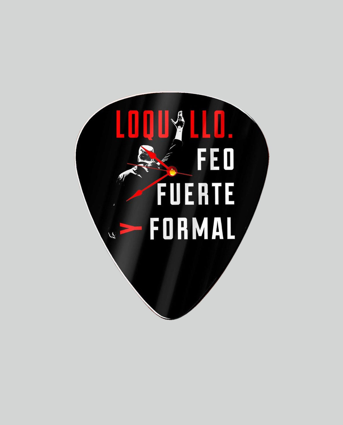 Reloj de pared Vinilo Feo, Fuerte y Formal Loquillo - D2fy · Rocktud - Loquillo