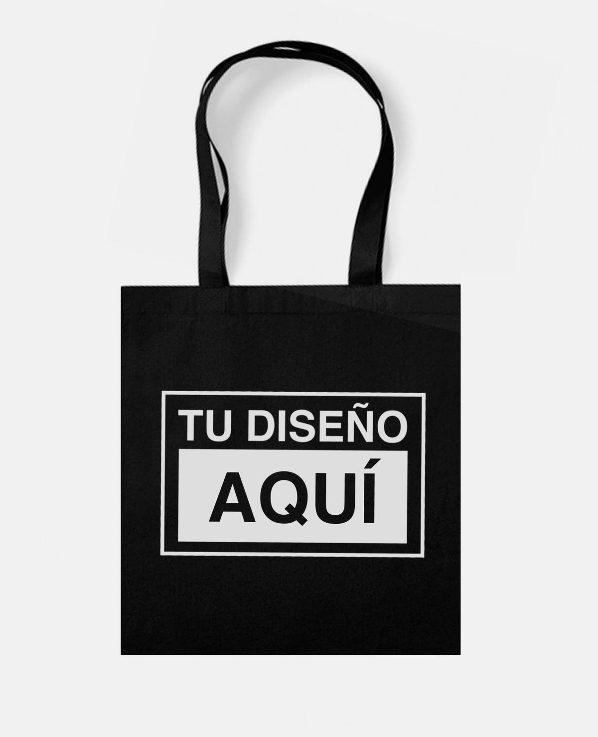 Ris-Ras Tote personalizable Negra - D2fy · Rocktud - Ris-Ras