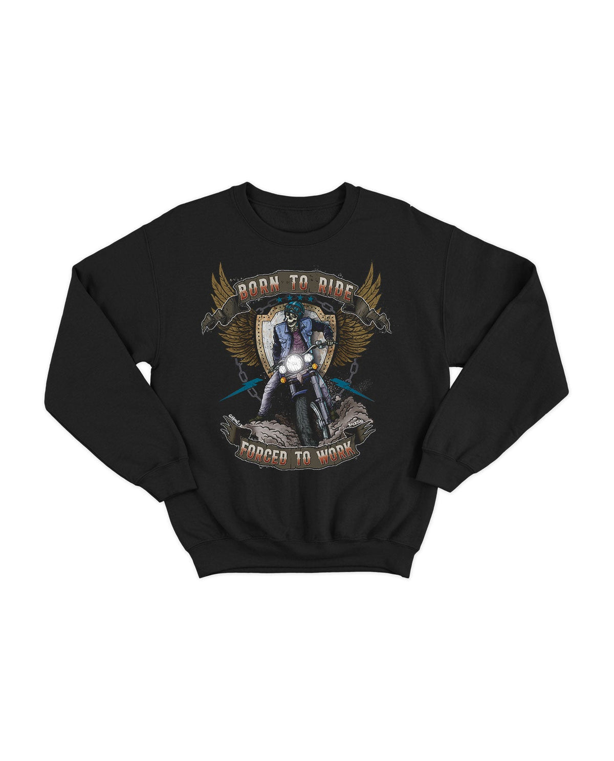 Rocktud - Gaboni x Rocktud - Sudadera "Born to Ride" - D2fy · Rocktud - Rocktud Brand