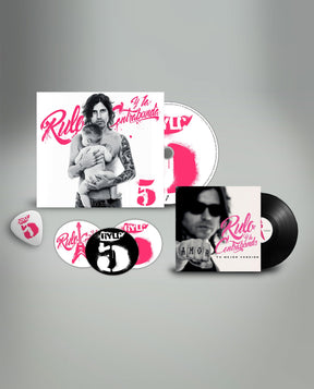 Rulo y la Contrabanda - CD Digipack "5" + Púa + Pegatinas + Single Vinilo 7" con Cara B Inédita - D2fy · Rocktud - Rocktud