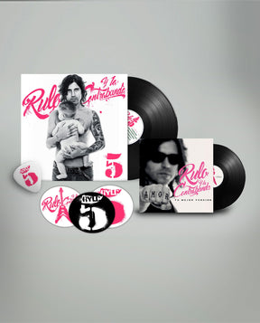 Rulo y la Contrabanda - LP Vinilo "5" + Púa + Pegatinas + Single Vinilo 7" con Cara B inédita - D2fy · Rocktud - Rocktud