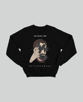 Sudadera clásica "Antipersonal" Negra - KIKE M - Rocktud - Metales Preciosos