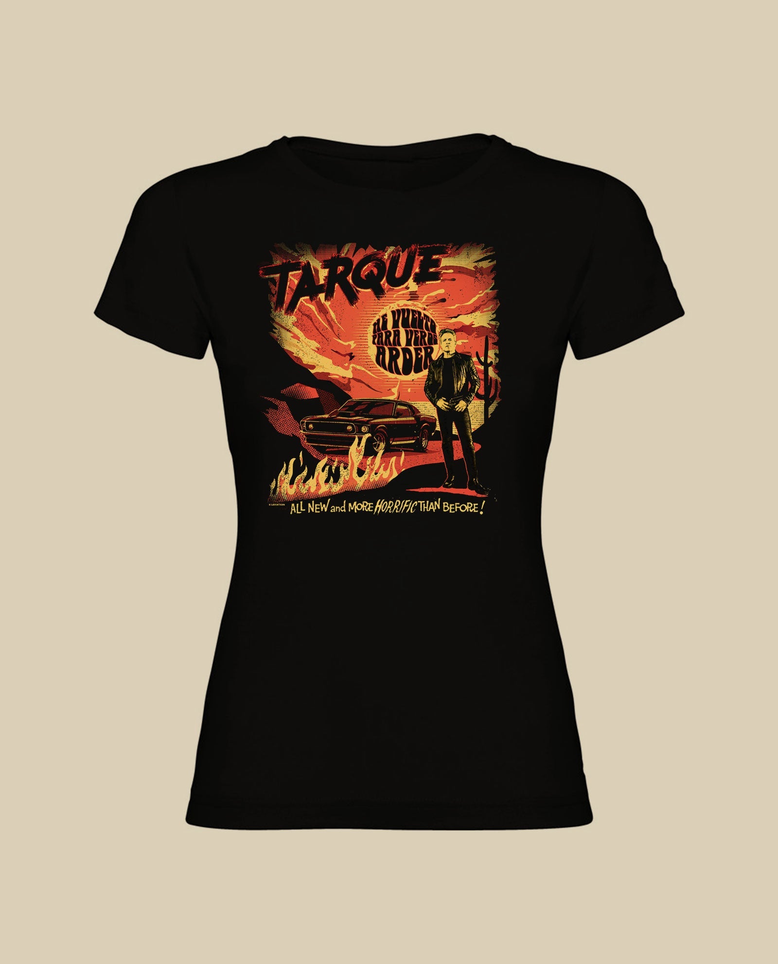 Tarque - Camiseta "He vuelto para veros arder" Mujer - D2fy · Rocktud - Tarque