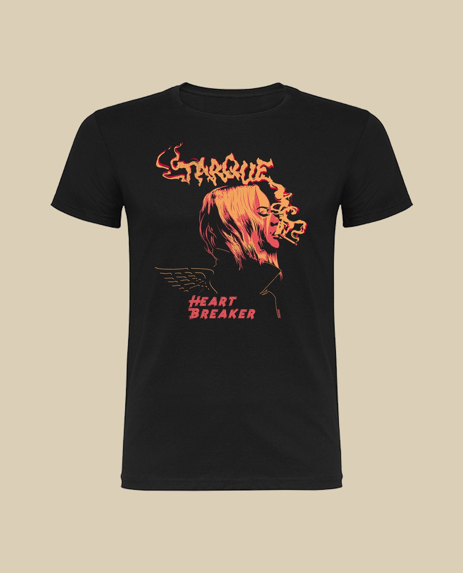 Tarque - Camiseta "Heartbreaker" Hombre - D2fy · Rocktud - Tarque