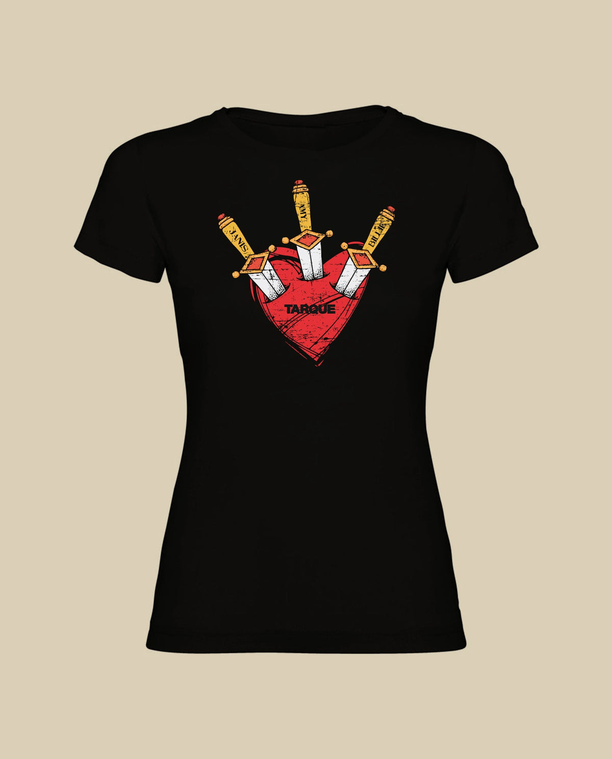 Tarque - Camiseta "Janis, Amy, Billie" Mujer - D2fy · Rocktud - Tarque