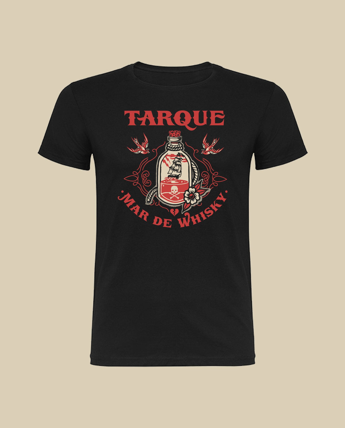 Tarque - Camiseta "Mar de Whisky" Hombre - D2fy · Rocktud - Tarque