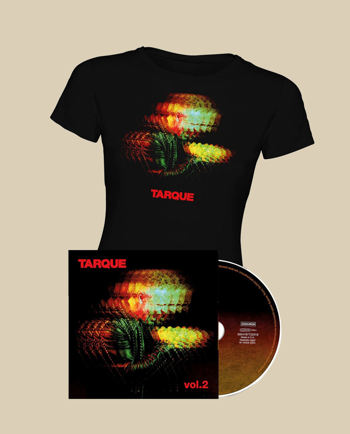 Tarque - Pack CD "Vol. 2" + Camiseta - D2fy · Rocktud - Tarque