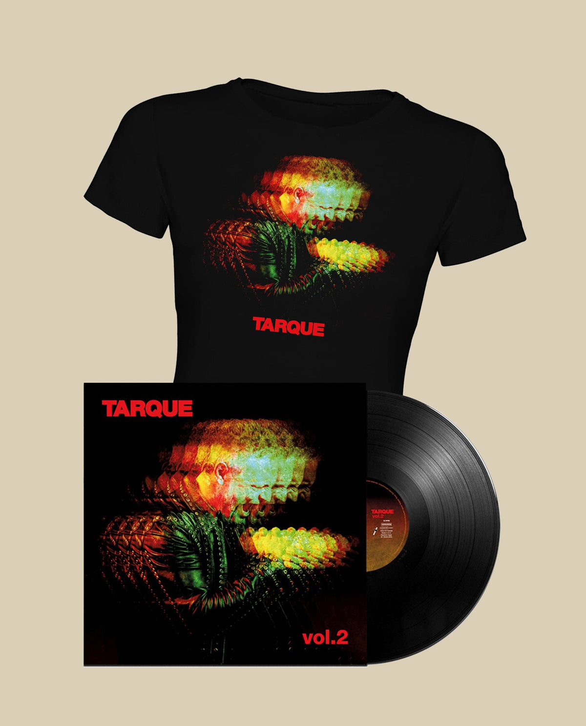 Tarque - Pack LP Vinilo "Vol. 2" + Camiseta - D2fy · Rocktud - Tarque