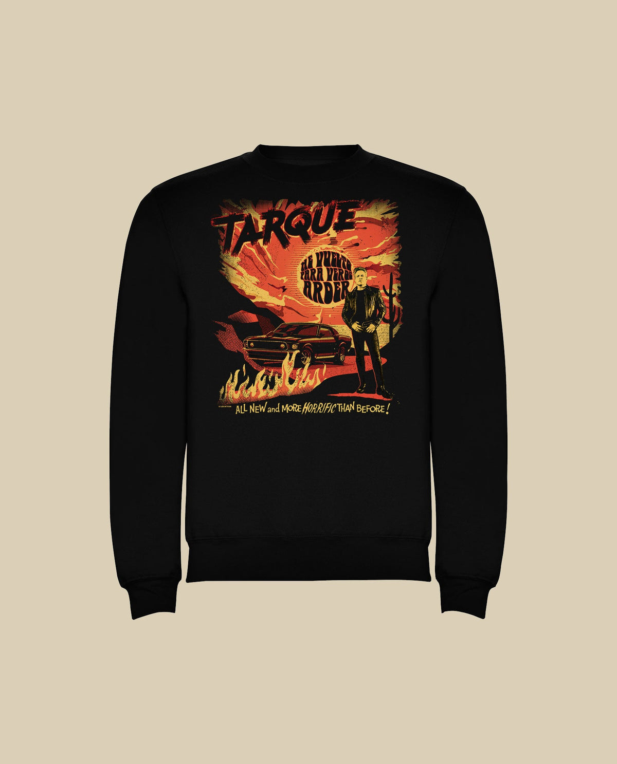 Tarque - Sudadera "He vuelto para veros arder" - D2fy · Rocktud - Tarque