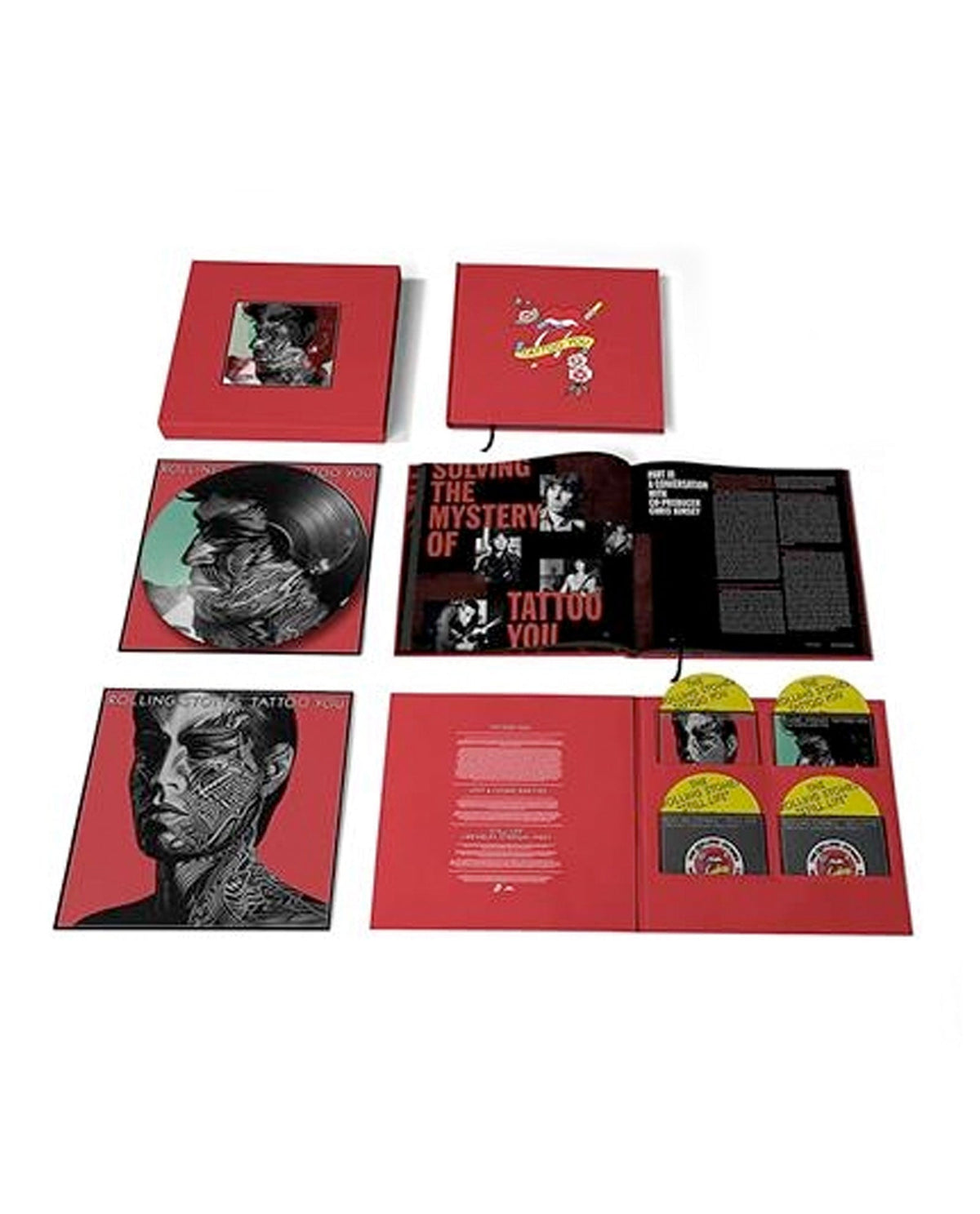 Tattoo You (40th Anniversary) Vinyl Box limitado - The Rolling Stones (5 Vinilos + Libro + Portada Lenticular) - Rocktud - Rocktud