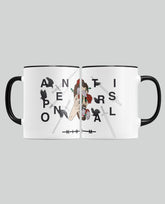 Taza cerámica "Antipersonal" - KIKE M - Rocktud - Metales Preciosos