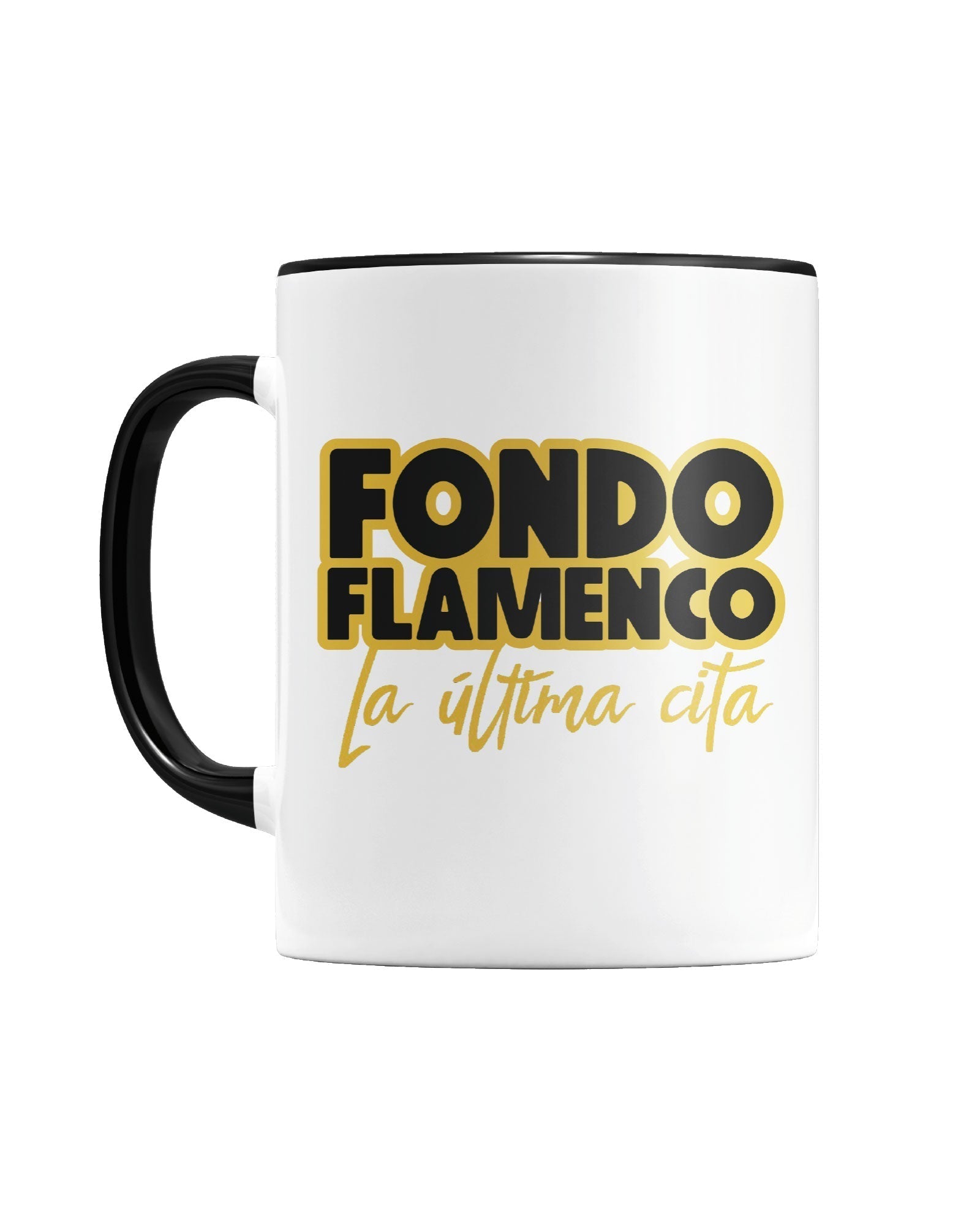 Taza "La última cita" Blanca - Fondo Flamenco - Rocktud - Fondo Flamenco