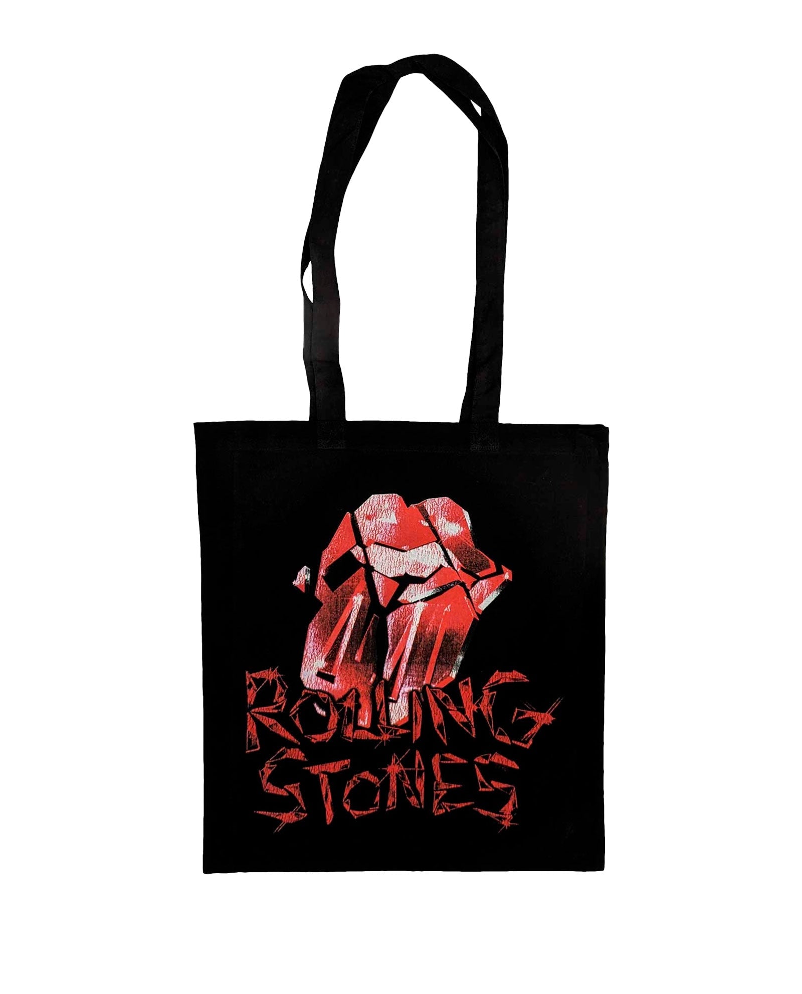 The Rolling Stones - Tote Bag "Hackney Diamonds Cracked Glass Tongue" - D2fy · Rocktud - Rocktud