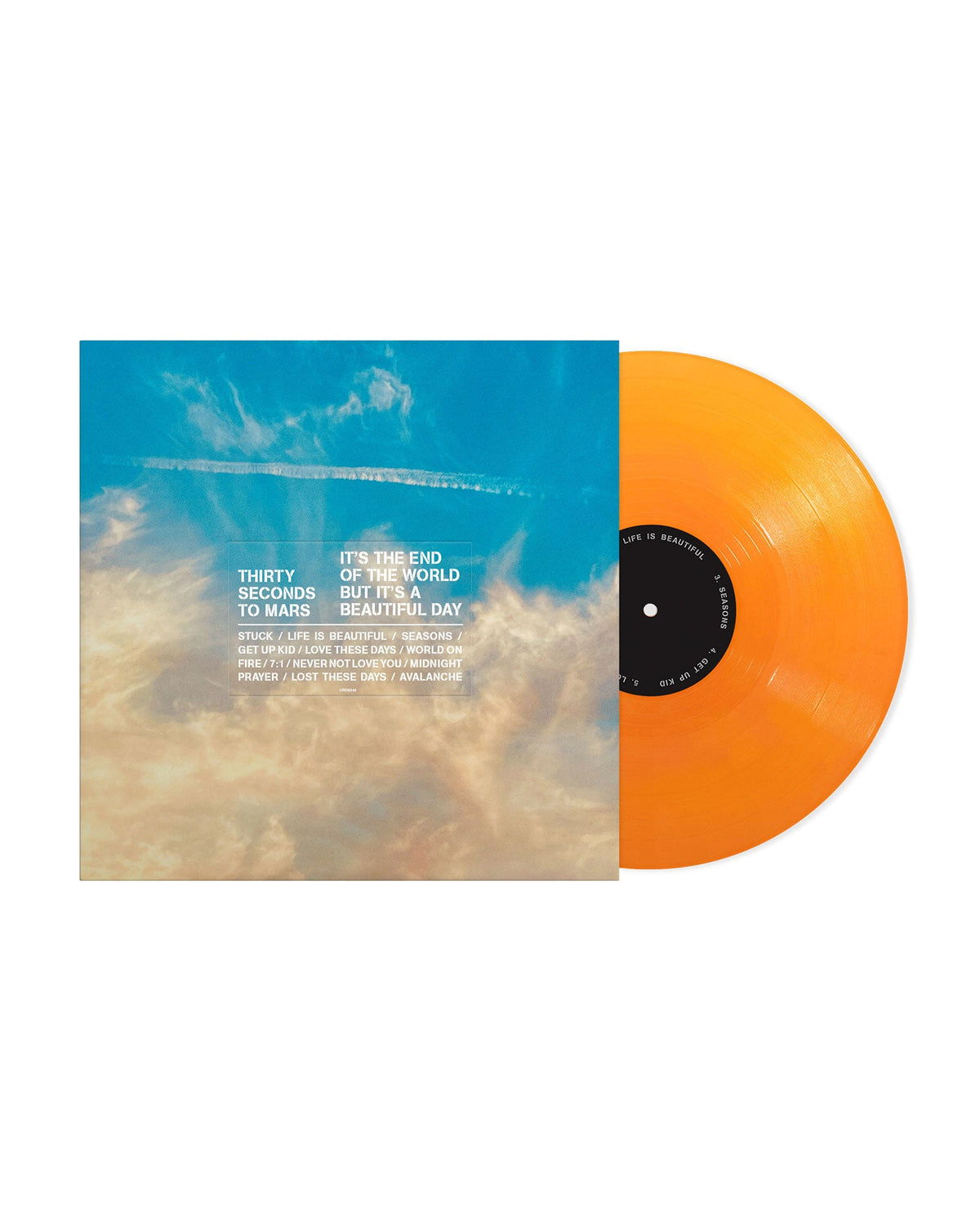 Thirty Seconds to Mars - LP Vinilo Color "It’s The End Of The World But It’s A Beautiful Day” - D2fy · Rocktud - Rocktud