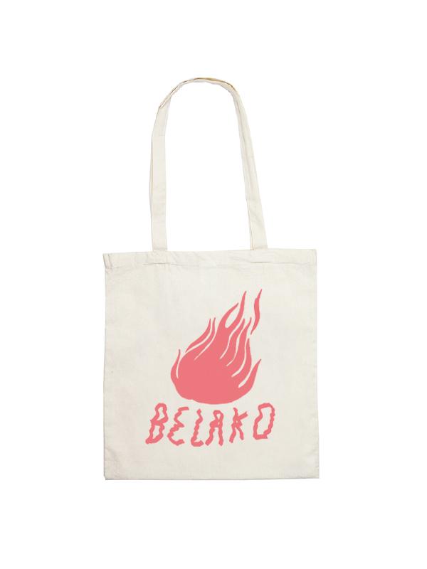 Tote Bag Belako Blanca - Fuego - Rocktud - Belako